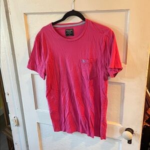 Abercrombie & Fitch Bright Pink Short Sleeve Tee